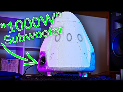 This project nearly broke me... Building a 1kW Subwoofer from Hempcrete!