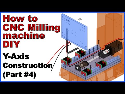 How to CNC milling machine DIY, y-axis, CNC밀링머신 y축 제작 (Part#4)