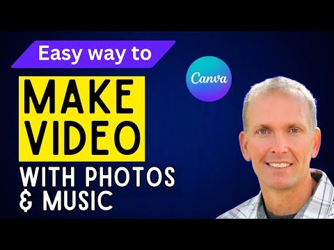 How to Make a Video in Canva with Pictures and Music | STEP BY STEP