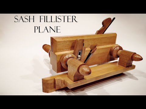 021 Sash fillister plane  - building process. Woodworking