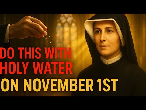 Saint Faustina – Do This With Holy Water On November 2 And Attract Abundance