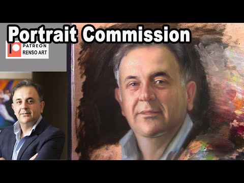 Painting a Portrait Commission in Alla Prima Oil style – Step by Step