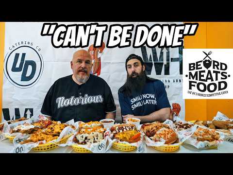 UNDEFEATED ENTIRE MENU CHALLENGE - w/ @BeardMeatsFood