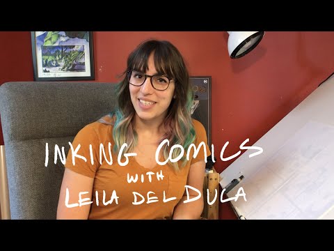 How to ink comics traditionally with a brush! (Part 1)