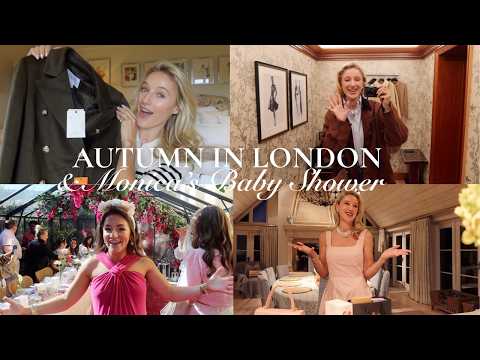 AUTUMN IN LONDON | MONICA'S BABY SHOWER & A MEGA UNBOXING