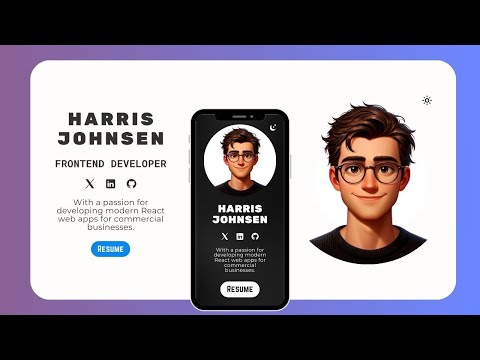 React Responsive Portfolio Website Tutorial Using ReactJs | React js Projects For Beginners | Deploy