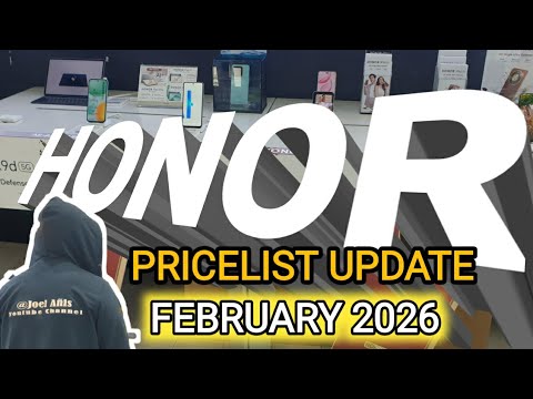 HONOR PRICELIST UPDATE FEB. 2026 X9D,400 5G,400PRO5G,X7D,X6C,HONOR PAD
