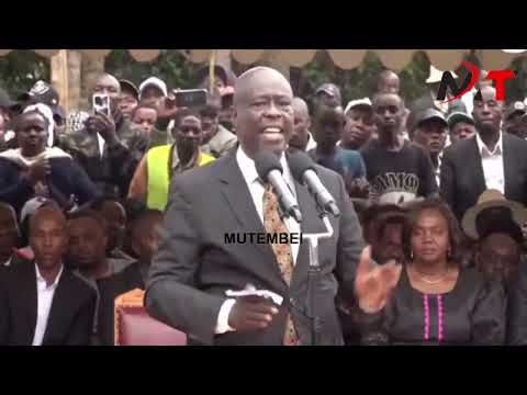 GACHAGUA COMEBACK WITH BOMBSHELL LECTURING GITHINJI BADLY