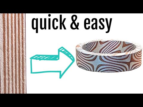 Making a Mokume Gane ring with a star pattern. silver & copper Japanese jewelry 木目金