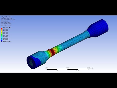 ANSYS Tutorial: Torsion Test using Explicit Dynamics