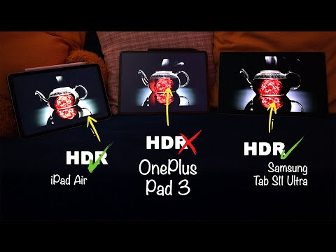 The Oneplus Pad 3 has a BIG problem with HDR content!