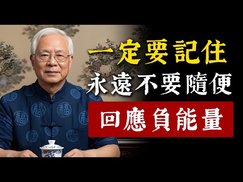 為什麼面對負能量不要輕易回應？保護好你的高能量！回應就會與之糾纏，糾纏就會受其損耗。