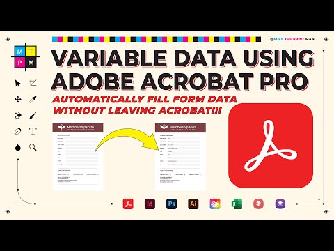 Variable Data in Adobe Acrobat Pro