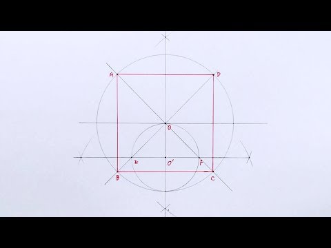 Construct an quadrilateral inscribed a given circle