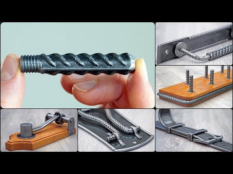Top 9 interesting ideas from a piece of rebar!