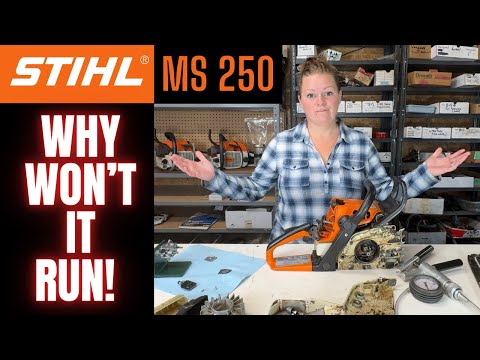 STIHL MS250 Chainsaw    Starts!  Will NOT Rev Up!  And DIES!   WHY?