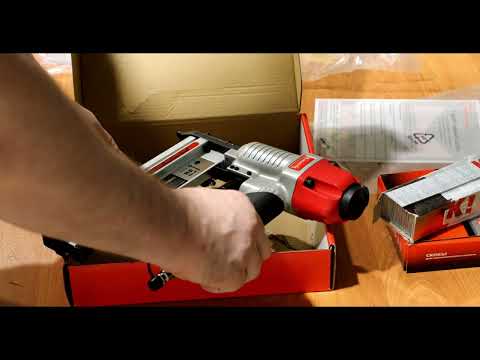 Пневматический нейлер-степлер с регулировкой глубины MATRIX 2 в 1 57428