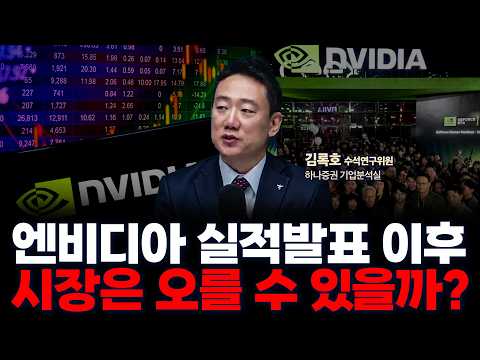 이번주 목요일 엔비디아 실적발표 이후 시장의 향방은?  | 하나증권 리서치센터 기업분석실 김록호 수석연구위원 [글로벌 인터뷰]