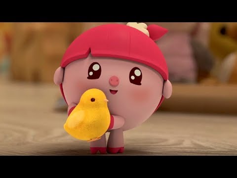 Малышарики - Мама для цыплёнка - серия 95 - обучающие мультфильмы для малышей 0-4 - про животных