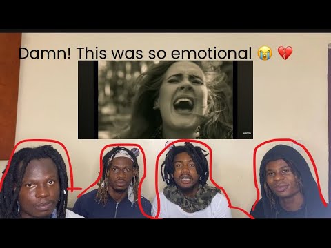 Americans reacting to ADELE HELLO (official video  ) so emotional 💔😭