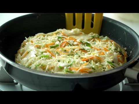 [Simple & Quick] Healthy Korean Vegetable Pancake Recipe