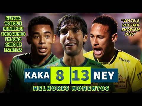 Neymar, Kaká, and many other football stars met for a historic match at the historic Pacaembu sta...
