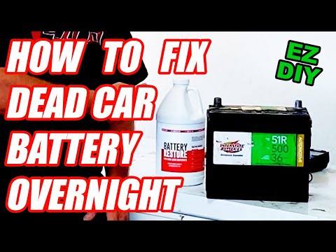 HOW TO FIX A DEAD CAR BATTERY OVERNIGHT? How to Rebuild a Car Battery at Home DIY Dead Battery Fix