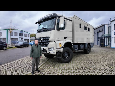 WOHNMOBIL wie neu UMSTÄNDEHALBER GÜNSTIG abzugeben. Mercedes Arocs 4x4 sucht neuen Besitzer