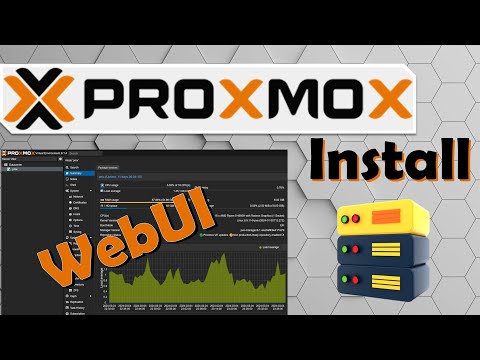 Proxmox Installation and WebUI Feature Overview