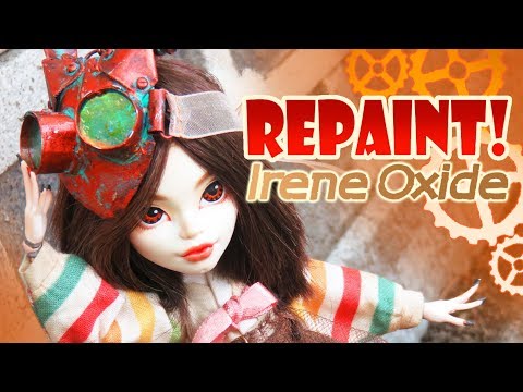 Repaint! Irene Oxide Steampunk OOAK Monster High Doll