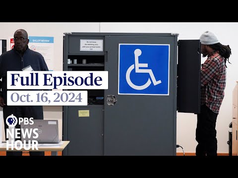 PBS News Hour full episode, Oct. 16, 2024