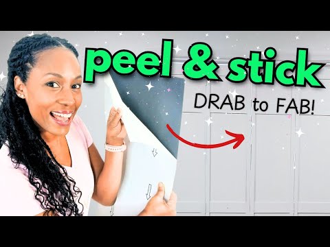 Peel &amp; Stick Trends: Bifold Door Makeover | DIY Home Updates on a Budget