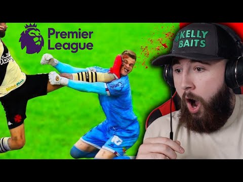 AMERICAN Reacts to 15 Most BRUTAL Fouls in Football.