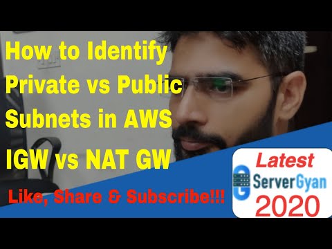 Interview Question- How to identify Public and Private Subnet in AWS VPC | NAT vs INTERNET GW