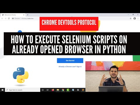 Execute Selenium Scripts on an Already Opened Browser Using Python