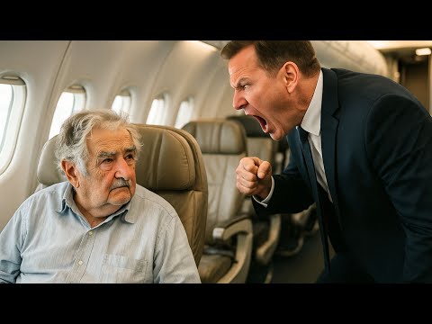 Millonario Humilla a José Mujica por su ropa en primera clase — minutos después, todos los empleados