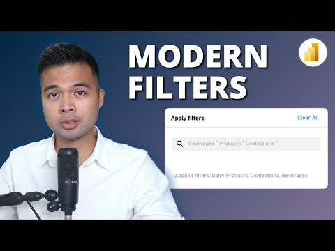 MODERN FILTERS AND SEARCH BAR using NATIVE VISUALS in Power BI // Step by Step Guide