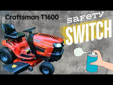 Blade safety and easy paint job: 2014 Craftsman T1600 Lawn Tractor