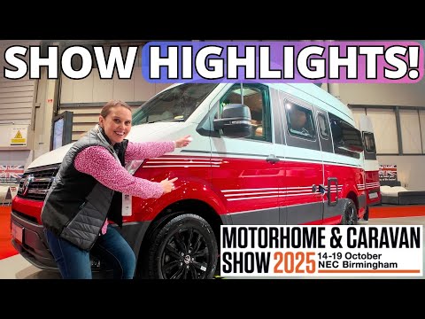 Our *TOP PICKS* from the 2025 Motorhome and Caravan Show @ NEC!