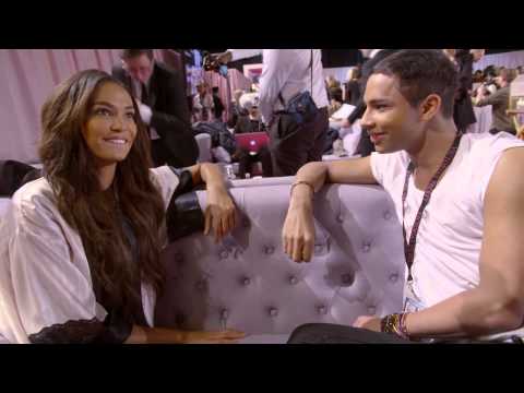 Victoria's Secret: Olivier Rousteing meets Joan Smalls