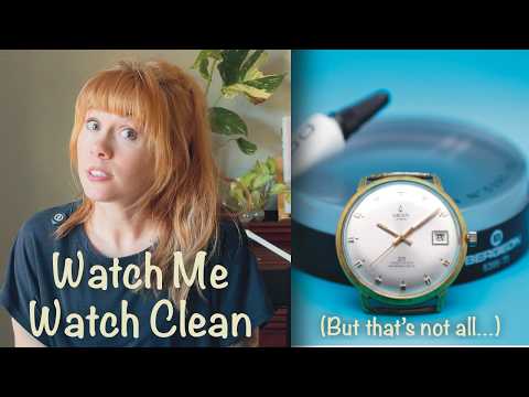 A little Bit of Vintage Watch Cleaning, History, AND.............