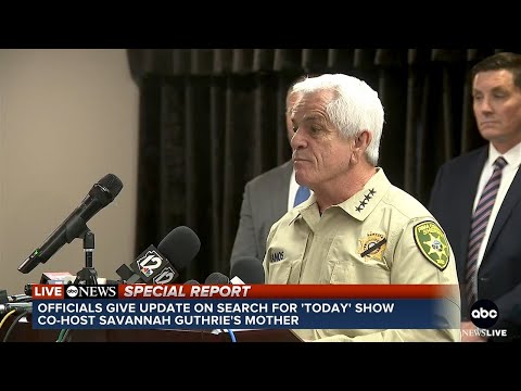 LIVE: Police give update on search for Nancy Guthrie