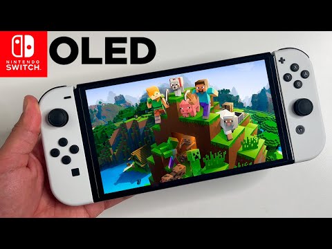 Minecraft OLED Nintendo Switch Gameplay