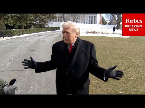 FULL GAGGLE: Trump Speaks With Reporters Amid Fallout From Alex Pretti Shooting In Minnesota