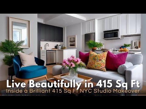 Brilliant 415 Sq Ft NYC Studio Makeover Cozy Modern Design