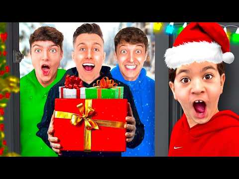 KLEINER JUNGE feiert WEIHNACHTEN mit ALLEN YOUTUBERN! 🎅🎁