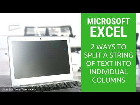 2 Ways to Split a String of Text Into Individual Columns in Excel