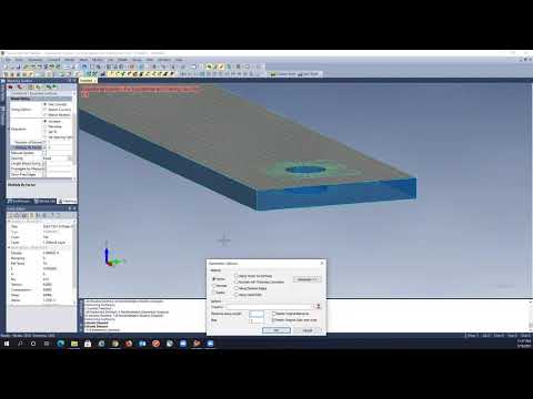 FEMAP Hole Solid Meshing