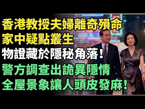 香港教授夫婦離奇殞命，家中無打鬥痕跡卻疑點叢生，關鍵物證藏於隱秘角落！警方調查時揪出詭異隱情，全屋景象讓人頭皮發麻！【老楊聊奇事】#人間奇聞 #冷門故事 #生活反轉 #神秘傳聞 #奇事揭秘