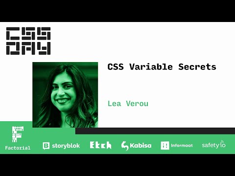 CSS Variable Secrets | Lea Verou | CSS Day 2022